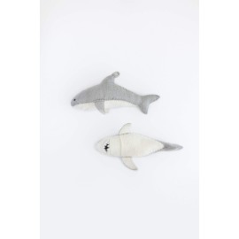 Nivas Handmade Shark Tooth Fairy Pillow/Shark Theme Nursery/Toddler Shark/Tooth Fairy Pillow for Boys/Tooth Fairy Monster