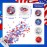 12 Boxes Independence Day Star Glitters Holographic Nail Art Decals Red Blue Silver Mixed Star and Hollow Star Shaped Nail Sequins 4th of July Nail Decals for DIY Nail Art Eye Face Body Decor Crafts