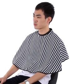 Folany Soft Cloth Hair Cutting Barber Cape Salon Gown Bib, Apron Vertical Stripes Short Hair Cutting Cape, Adult/Kids for Barbershop Folany Soft Cloth Hair Cutting Barber Cape Salon Gown Bib, Apron Vertical Stripes Short Hair Cutting Cape, Adult/Kids for Barbershop