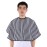 Folany Soft Cloth Hair Cutting Barber Cape Salon Gown Bib, Apron Vertical Stripes Short Hair Cutting Cape, Adult/Kids for Barbershop