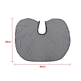 Folany Soft Cloth Hair Cutting Barber Cape Salon Gown Bib, Apron Vertical Stripes Short Hair Cutting Cape, Adult/Kids for Barbershop Folany Soft Cloth Hair Cutting Barber Cape Salon Gown Bib, Apron Vertical Stripes Short Hair Cutting Cape, Adult/Kids for Barbershop