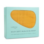 Natemia Muslin Baby Blanket - Organic Blankets for Girls and Boys, Newborn Essentials, Swaddle Blanket Unisex, Multi-Use as Towel, Stroller Cover, Swaddles for Newborn, 47 x 47