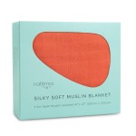 Natemia Muslin Baby Blanket - Organic Blankets for Girls and Boys, Swaddle Blanket Unisex, Multi-Use as Baby Towel, Stroller Cover, Swaddles for Newborn, 47 x 47