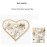 AKOAK 1 Pack Crystal Agate Palette Gel Nail Ppolish Drawing Board Phnom Penh Resin Nail Painting Palette DIY Nail Art Display Stand (Loving Heart)