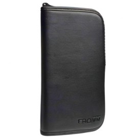 Fromm 8-Piece Zip Shear and Tool Case for Stylists and Barbers, Black, F1050