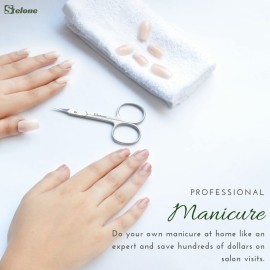 Stelone Premium Cuticle Scissors - Small Curved Stainless Steel Manicure & Beauty Scissor for Women Stelone Premium Cuticle Scissors - Small Curved Stainless Steel Manicure & Beauty Scissor for Women