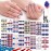 SILPECWEE 16 Sheets Independence Day Nail Polish Strips 4th of July Nail Stickers Full Nail Wraps for Women Adhesive Gel Nail Strips Manicure Tips Nail Accessories with 1pc Nail File