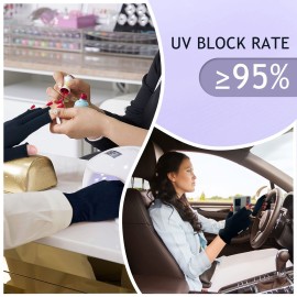 MIG4U Fingerless Moisturizing Gloves, Half Finger Touchscreen Beauty Glove for Eczema, SPA, Dry Hands, Skin Treatment, Summer Sun UV Protection (S/M, Black-1pair) MIG4U Fingerless Moisturizing Gloves, Half Finger Touchscreen Beauty Glove for Eczema, SPA, Dry Hands, Skin Treatment, Summer Sun UV Protection (S/M, Black-1pair)