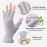 MIG4U Fingerless Moisturizing Gloves, Half Finger Touchscreen Beauty Glove for Eczema, SPA, Dry Hands, Skin Treatment, Summer Sun UV Protection, Pale Purple, 1 Pairs L/XL