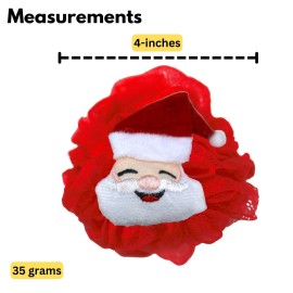 Iconikal Christmas Character Exfoliating Loofahs, 3-Pack, Santa, Reindeer, Snowman