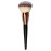 RN BEAUTY Makeup Brushes Large Powder Brush Foundation Blush Bronzer Contour Face Blender Mineral Blending Buffing Cosmetics Kabuki Full Coverage (Rose Gold/Black) 1 Count (Pack of 1)