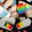 Art&Beauty 12Pcs Gradient Shaped Nails Soft Sponges for Color Fade Manicure Nail Art Tools