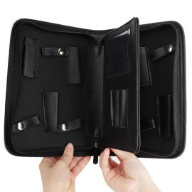 Uonlytech Scissors Holder Pouch Cases Professional Leather Shears Case Leather Barber Salon Scissors Cases for Hair Stylist Uonlytech Scissors Holder Pouch Cases Professional Leather Shears Case Leather Barber Salon Scissors Cases for Hair Stylist