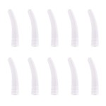 100 Pcs Clear Tweezer Point Protectors Cap Tweezer Tip Protective Covers Stopper
