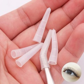 100 Pcs Clear Tweezer Point Protectors Cap Tweezer Tip Protective Covers Stopper