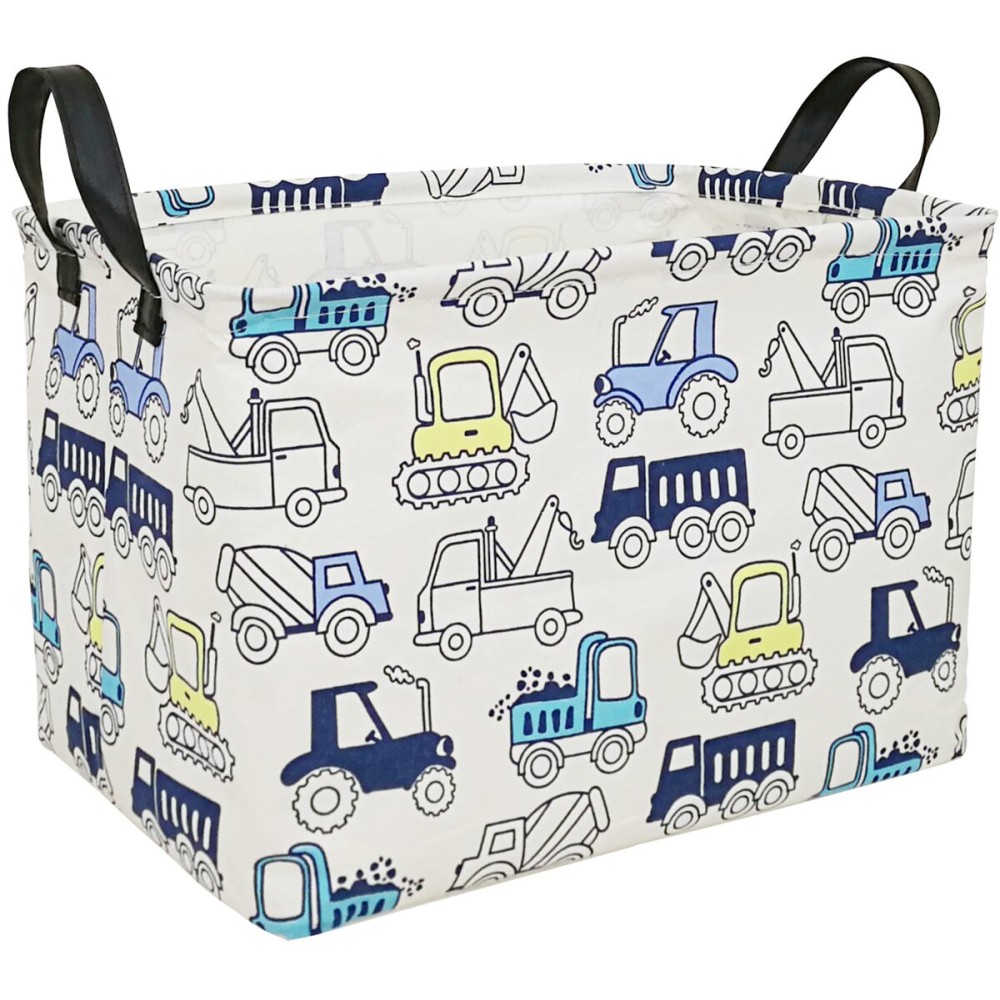 ACMUUNI Rectangle Kids Shelf Nursery Storage Laundry Hamper with Handles, Baby Toys Storage Box and Bins Toys Gift Basket for Boys and Girls