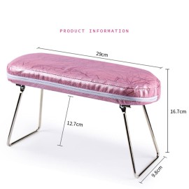 Sisiter Nail Arm Rest Hand Pillow Arm Rest Cushion with Bracket Professional Nail Rest Cushion Table Desk Station for Nail Salon Technician Use (Pink) Sisiter Nail Arm Rest Hand Pillow Arm Rest Cushion with Bracket Professional Nail Rest Cushion Table Desk Station for Nail Salon Technician Use (Pink)