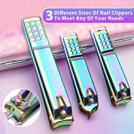 CGBE Nail Clippers Set, Manicure Set Pedicure 12 Pieces Stainless Steel Manicure Kit Professional Grooming Care Tools with Luxurious Travel Case CGBE Nail Clippers Set, Manicure Set Pedicure 12 Pieces Stainless Steel Manicure Kit Professional Grooming Care Tools with Luxurious Travel Case