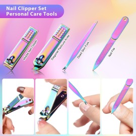 CGBE Nail Clippers Set, Manicure Set Pedicure 12 Pieces Stainless Steel Manicure Kit Professional Grooming Care Tools with Luxurious Travel Case CGBE Nail Clippers Set, Manicure Set Pedicure 12 Pieces Stainless Steel Manicure Kit Professional Grooming Care Tools with Luxurious Travel Case