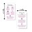Boutique Marketing LLC Microblading Aftercare Instruction Cards | 50 Pack | Size 3.5 x 2 inches | Disposable FAQ Snatched Brows PMU | White with Pink Font Design