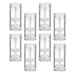 8pcs 30ml Empty Bottle Round Twist Up Stick Tube Holder Filling Stick Lip Balm Container