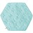 Hexagon Playpen Mattress Mat Blue, Non Slip Playpen Mat for Regalo Play Yard 6 Panel Playpen, Fit Hiccapop 53 PlayPod Portable Playard, Kids Tent Mat Hexagon