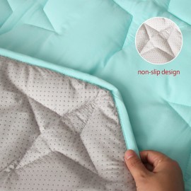 Hexagon Playpen Mattress Mat Blue, Non Slip Playpen Mat for Regalo Play Yard 6 Panel Playpen, Fit Hiccapop 53 PlayPod Portable Playard, Kids Tent Mat Hexagon