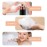 2oz Foam Pump Bottle (3PCS) Empty Travel Foaming Dispenser for Hand Soap, Lash Cleanser, Shampoo (60ml, Rose Gold &Black