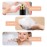 2oz Foam Pump Bottle (3PCS) Empty Travel Foaming Dispenser for Hand Soap, Lash Cleanser, Shampoo (60ml, Gold &Black