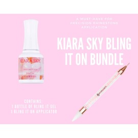 Kiara Sky Bling it on Rhinestone Adhesive Gel 0.5 oz & Applicator Tool