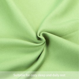 FLXXIE 2 Pack Microfiber Toddler Pillowcases, 14x20 Inches Fits Pillow Sized 12x16, 13x18 or 14x20, Soft and Cozy Small Travel Pillow Covers with Envelope Closure, Sage Green