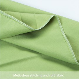 FLXXIE 2 Pack Microfiber Toddler Pillowcases, 14x20 Inches Fits Pillow Sized 12x16, 13x18 or 14x20, Soft and Cozy Small Travel Pillow Covers with Envelope Closure, Sage Green