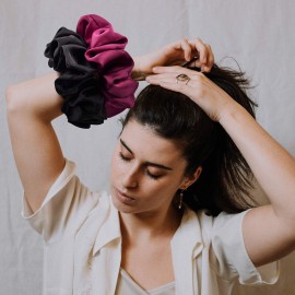 CEELGON Big Real Silk Scrunchies for Women Extra Large Scrunchie Satin Oversized Silk Scrunchy for Thick Hair Elastic Hair Ties Jumbo Hair Scrunchies 6 Pack (black,white,mulberry,champagne,blue,green) CEELGON Big Real Silk Scrunchies for Women Extra Large Scrunchie Satin Oversized Silk Scrunchy for Thick Hair Elastic Hair Ties Jumbo Hair Scrunchies 6 Pack (black,white,mulberry,champagne,blue,green)