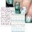 TailaiMei Summer Nail Decals Stickers, Self-Adhesive DIY Design Nail Art Decorations (12 Sheets)