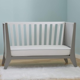 Tempur-Pedic Cool Tot Cooling Fitted Waterproof Infant and Baby Crib Mattress Protector Pad & Toddler Bed Cover, Comfortable and Luxurious Topper, Machine Washable and Dryer Friendly, 52 x 28- White