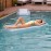 Clear Lounger by LTELI - Transparent Inflatable Chaise Pool Float for Adults - Minimal Aesthetic for Pool Parties, Summer Fun & Ultimate Relaxation - Durable & Easy to Inflate - Cup Holder