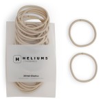 Heliums Large Hair Ties - Light Blonde - 30 Pack, 2.25 Inch Thick Ponytail Holders, 4mm Hair Elastics