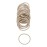 Heliums Large Hair Ties - Light Blonde - 30 Pack, 2.25 Inch Thick Ponytail Holders, 4mm Hair Elastics