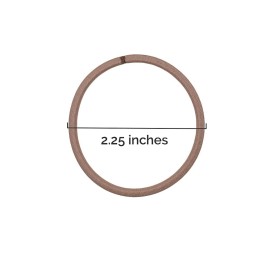 Heliums Large Hair Ties - Light Blonde - 30 Pack, 2.25 Inch Thick Ponytail Holders, 4mm Hair Elastics Heliums Large Hair Ties - Light Blonde - 30 Pack, 2.25 Inch Thick Ponytail Holders, 4mm Hair Elastics