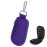 10 Holes Keychain Essential Oil Carrying Case, Portable Roller Bottles Essential Oil Storage Organizer Mini Travel Bag for Oil Bottles(Purple)