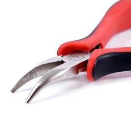 Hair Extensions Tools Kit : 1500 Pcs Silicone Lined Micro Beads (Black,Brown,Blonde), Loop Needle Threader, Pulling Hook Needle, Hair Extension Pliers, Clips, 2 Combs and 2 Packs of Black Rubber Bands