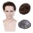 LLWear Toupee for Men 100% Human Hair Mens Hair Piece 8x10 Inch 0.03mm UltraThin Skin V-loop Men\'s Hair Replacement System Light- Medium Density Mens Toupee 4 (Light Brown Color)