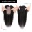 MY-LADY 150% Density Human Hair Toppers With Bangs For Women 12 Inch Natural Black Silk Base Clip in Toppers Top Hair Pieces for Thinning Hair Hair Loss