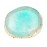 Nail Art Palette, Resin Mix Palette Drawing Plates Manicure Display Tools for Women Golden Resin Stone Paint Drawing Color Dish Manicure Nail DIY Tool(5)