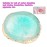 Nail Art Palette, Resin Mix Palette Drawing Plates Manicure Display Tools for Women Golden Resin Stone Paint Drawing Color Dish Manicure Nail DIY Tool(5)