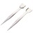 2 Pieces Stainless Steel Diamond Tweezer with Scoop Handy Tweezer Jewelry Gems Pick Up Beads Tools