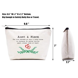 LIBIHUA Mother\'s Day Gift for Aunt Auntie,Aunt Vibes Present,Wedding Present,Birthday,Christmas Gift-Travel Pouch,Hangover Bag,Clutch Makeup Cosmetic Bag-the Love Between An Aunt and Niece LIBIHUA Mother\'s Day Gift for Aunt Auntie,Aunt Vibes Present,Wedding Present,Birthday,Christmas Gift-Travel Pouch,Hangover Bag,Clutch Makeup Cosmetic Bag-the Love Between An Aunt and Niece