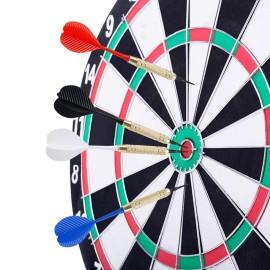 Accmor 12 Pcs Soft Tip Darts, 18g Plastic Tip Darts Set, Attach Extra 100 Black 2BA Replacement Tips, Soft Tip Darts for Electronic/Plastic Dartboard