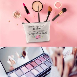 WCGXKO Paraeducator Gift Para Teacher Gift Paraprofessional Zipper Pouch Cosmetics Bag Appreciation Gift for Para (AMAZING Paraprofessional) WCGXKO Paraeducator Gift Para Teacher Gift Paraprofessional Zipper Pouch Cosmetics Bag Appreciation Gift for Para (AMAZING Paraprofessional)