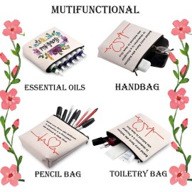 Generic WCGXKO Nurse Preceptor Gift Nurse Graduation Gift for Nurse Preceptor Zipper Pouch Cosmetics Bag (Behind every Nurse), Talk Less Smile More